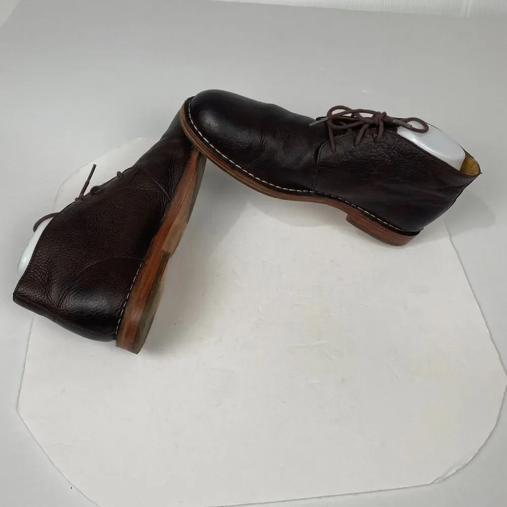 Cole Haan Men's Brown Leather Glenn Chukka Boots Size 12 M‎ Shoes Pre Owned